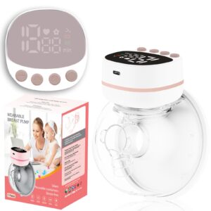 Wearable electric Rechargeable breast pump Portable painless mute massager- 1Pieces (Any Color)