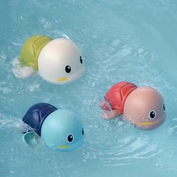 Clockwork swimming turtle Simulation animal plush jumping stail children's toys -1pcs (Any Color)