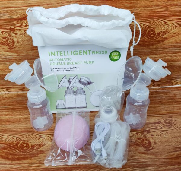 Electric Breast Feeding Pump Duble Feeder -1Pieces (Any Color) - Image 2