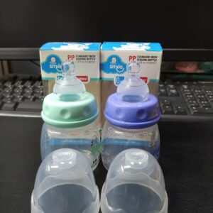 Baby Smile PP Standard Neck Feeding Bottle 60ml (Safe & Hygienic) -1pcs (Any Color)