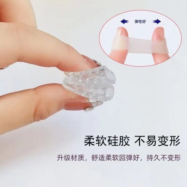 5pcs Anti-wear protective finger cover silicone breathable anti-wear shoes do not wear feet anti-pain anti-toe blisters corns - Image 5