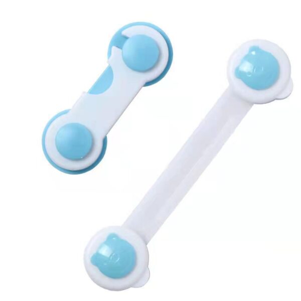 2pcs Anti-baby drawer lock child safety lock cabinet door baby cabinet refrigerator lock protective safety buckle lock anti-pinch finger - Image 9