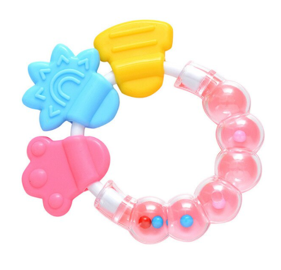 Silicone Baby Hand Teether With jhunjhuni CN-1pcs Baby Hand Teether (Any Color) - Image 5