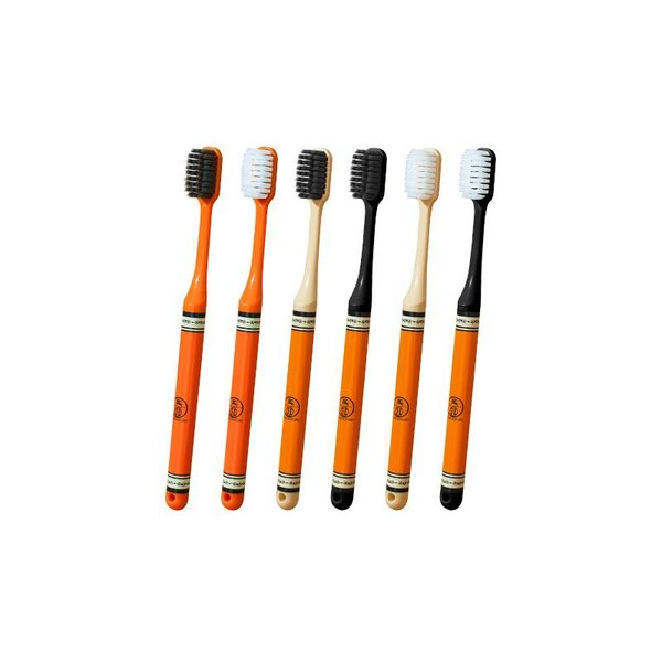 AIMA Orange Light Luxury Soft Hair Toothbrush 6pcs Gift Box Family Pack (Bran:Toothy Bang) - Image 3