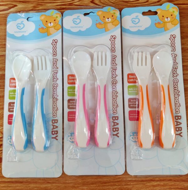 BABY SILICONE SPOON CN -1pcs (Any Color) - Image 2