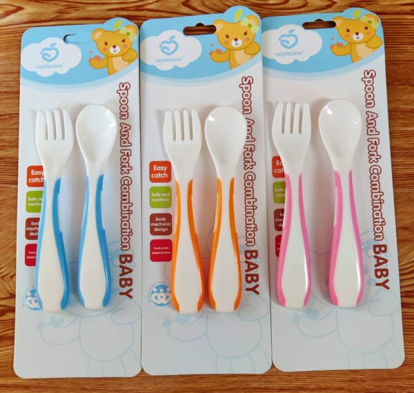 BABY SILICONE SPOON CN -1pcs (Any Color) - Image 3
