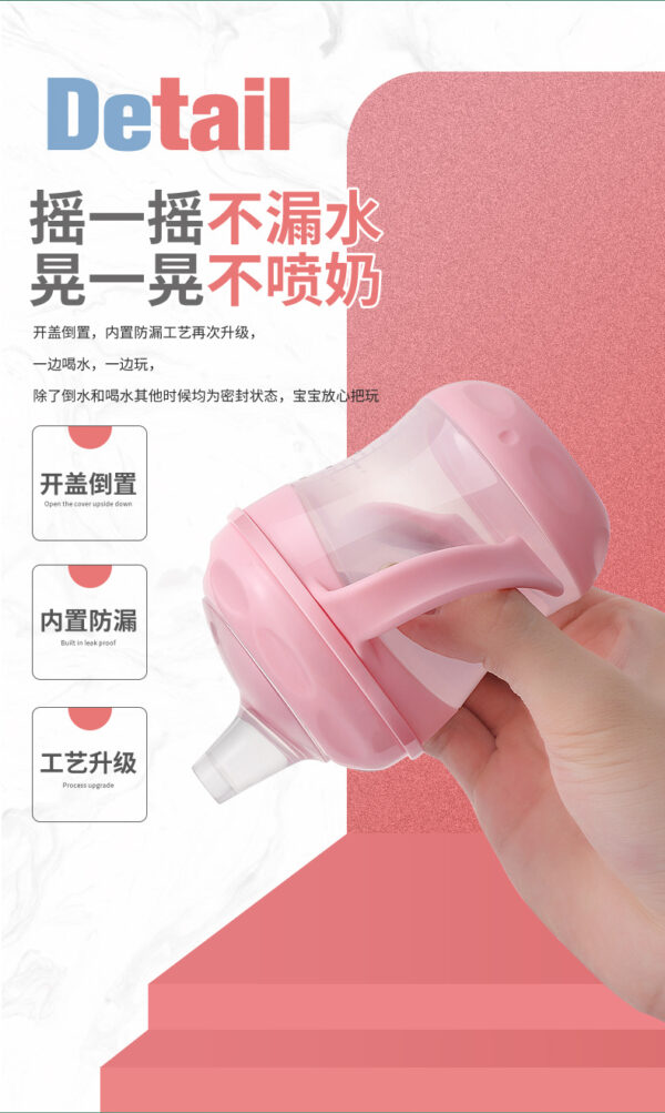 160ml Slicone Nipple Kids Water Bottle/Mom pot -1pcs (Any Color) - Image 13
