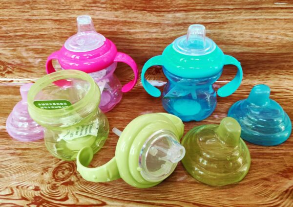 250ml Slicone Nipple Kids Water Bottle/Mom pot -1pcs (Any Color) - Image 17