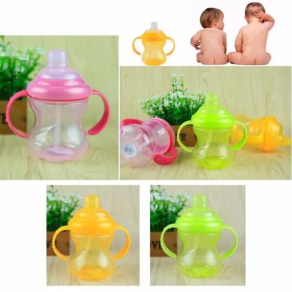250ml Slicone Nipple Kids Water Bottle/Mom pot -1pcs (Any Color) - Image 5