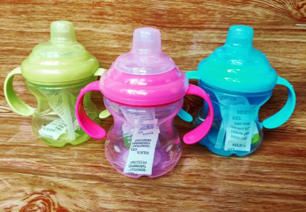 250ml Slicone Nipple Kids Water Bottle/Mom pot -1pcs (Any Color) - Image 16