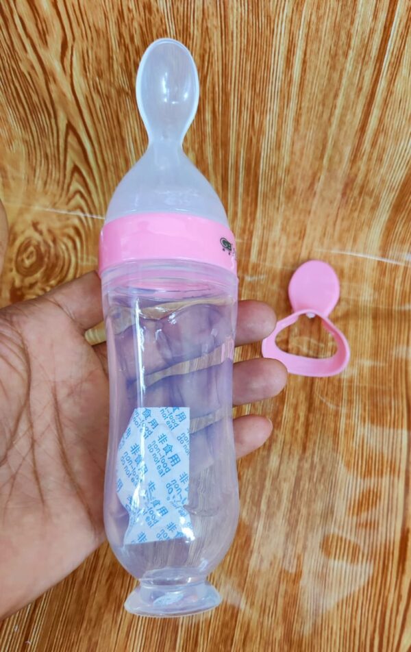 Silicone Spoon feeder Hard Spoon 90ml -1pcs - Image 19