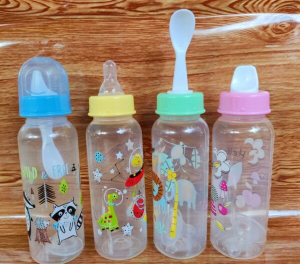 3 in 1 P.P. Spoon feeder Hard Spoon 250ml -1pcs (Any Color)