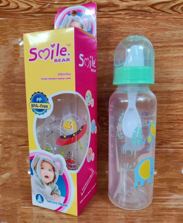 3 in 1 P.P. Spoon feeder Hard Spoon 250ml -1pcs (Any Color) - Image 2