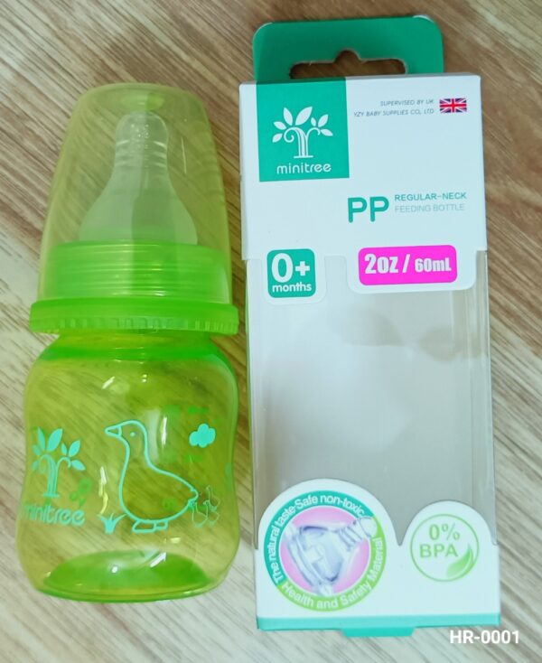 MiniTree Baby PP Feedin Bottle 60ml -1pcs (Any Color) - Image 6