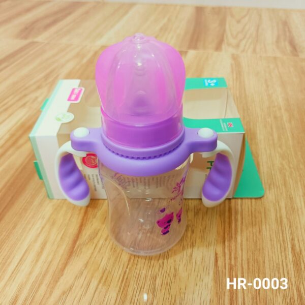 Baby PP Feedin Bottle with Handle 150ml -1pcs (Any Color) - Image 4