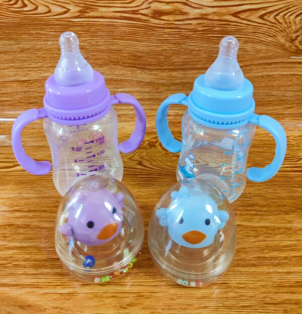 Handle Feeder With Jhunjhuni Made Of Polypropyllin 150ml -1Pcs (Any Color) - Image 3