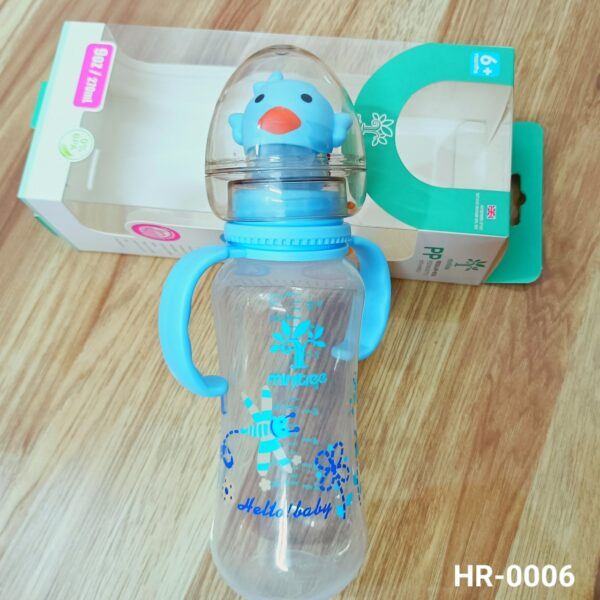 Baby PP Feedin Bottle with Tingling & Handle 270ml -1pcs (Any Color) - Image 11