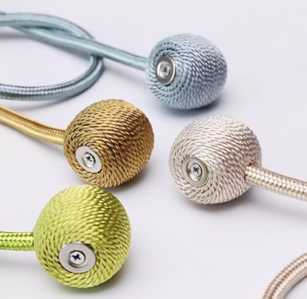 Magnetic Curtain Buckle Magnetic Curtain Tiebacks Convenient Drape Tie-1pcs  (any color) - Image 6