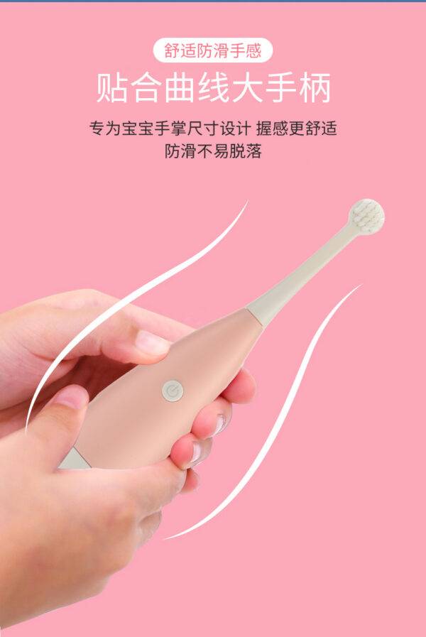 Children's electric toothbrush 3-15 years cartoon soft bristle toothbrush to clean teeth electric toothbrush 1pcs (Any Color) - Image 4