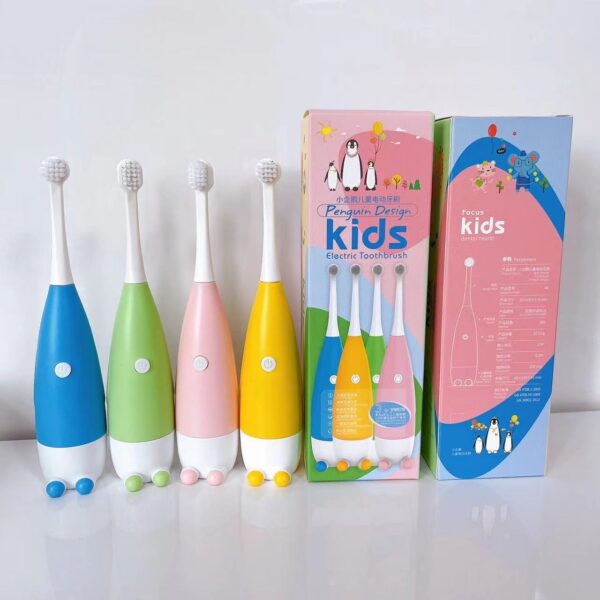 Children's electric toothbrush 3-15 years cartoon soft bristle toothbrush to clean teeth electric toothbrush 1pcs (Any Color) - Image 7
