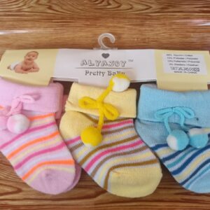 New Born Baby Socks/cloth Shoes Multicolor -1pair (Any Color)
