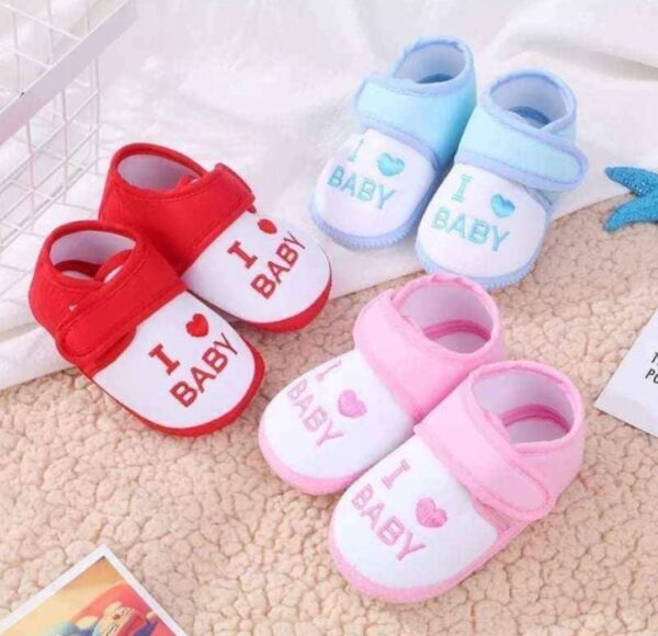Baby Shoes Soft Sole CN (0-10month)-1pair (Any Color) - Image 8