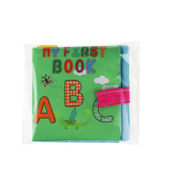 Baby cloth book [Alphabet] Early education enlightenment sound paper BB whistle tear-resistant three-dimensional cloth book -1pcs