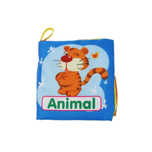 Baby cloth book [Animal1356] Early education enlightenment sound paper BB whistle tear-resistant three-dimensional cloth book -1pcs