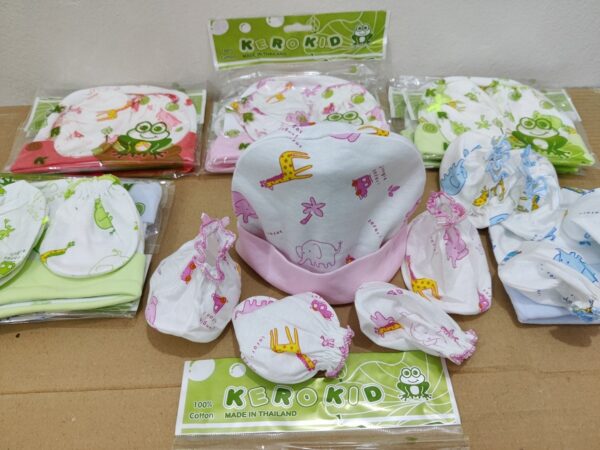 New Born Baby 3 in1 set -1pac (Any Color) - Image 2