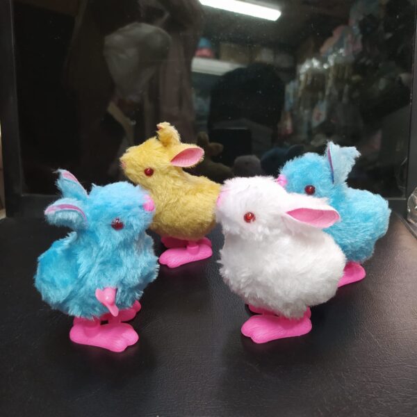 Clockwork Plush Rabbit Simulation animal plush jumping stail children's toys -1pcs (Any Color) - Image 5