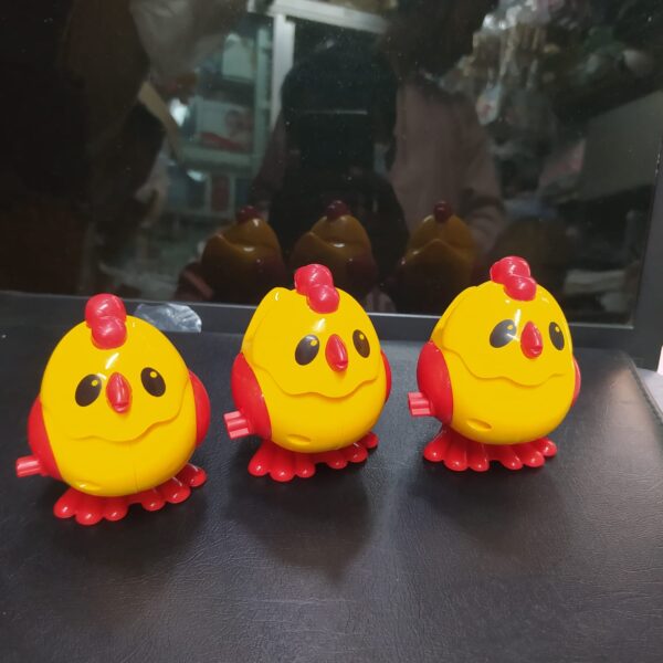 Clockwork Plastic Chicken Simulation animal plush jumping stail children's toys -1pcs (Any Color) - Image 7