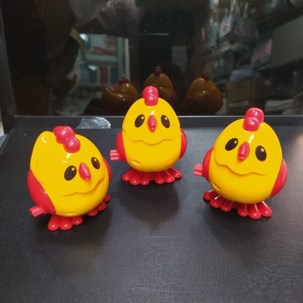 Clockwork Plastic Chicken Simulation animal plush jumping stail children's toys -1pcs (Any Color) - Image 6