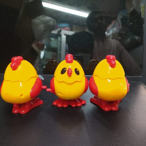 Clockwork Plastic Chicken Simulation animal plush jumping stail children's toys -1pcs (Any Color) - Image 3