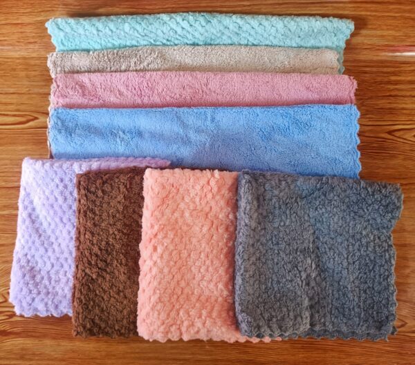 Baby Soft Face Towel CN-1pcs 11*11 inch square -1pcs (Any Color) - Image 21