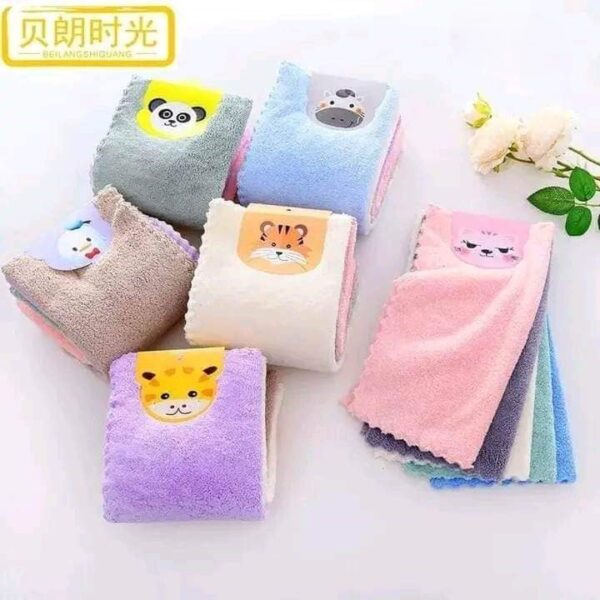 Baby Soft Face Towel CN-1pcs 11*11 inch square -1pcs (Any Color) - Image 2