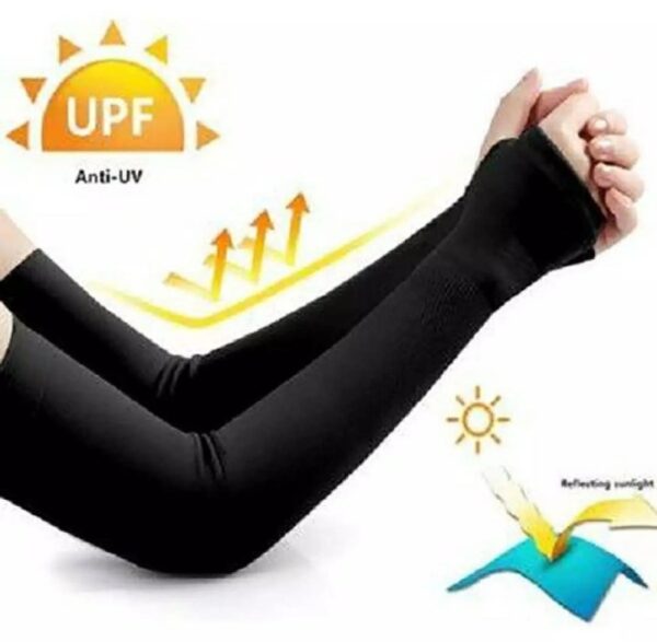 Arm Sleeves for Hand Cover Arm to Sunscreen & hijab -1pair - Image 2