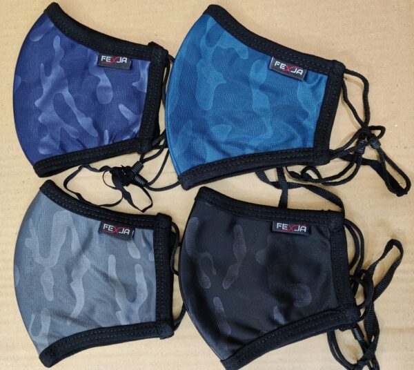 Fexja Unisex 2Layer ClothMask's Rope can be adjusted with Nek & ears -1pcs (any color) - Image 4