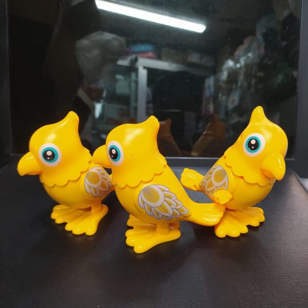 Clockwork Parrot Simulation animal plush jumping stail children's toys -1pcs (Any Color) - Image 5