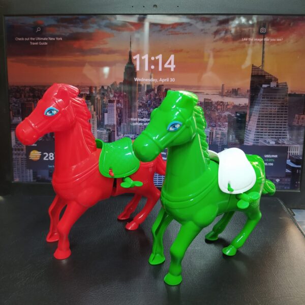 Clockwork jumping horse Simulation animal plush jumping stail children's toys -1pcs (Any Color) - Image 8