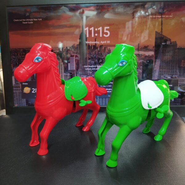 Clockwork jumping horse Simulation animal plush jumping stail children's toys -1pcs (Any Color) - Image 5