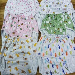 Washable & Adjustable Cloth Diaper Pant (4 Size fits 0-18 month) -1pcs (Any Print) (No pad)