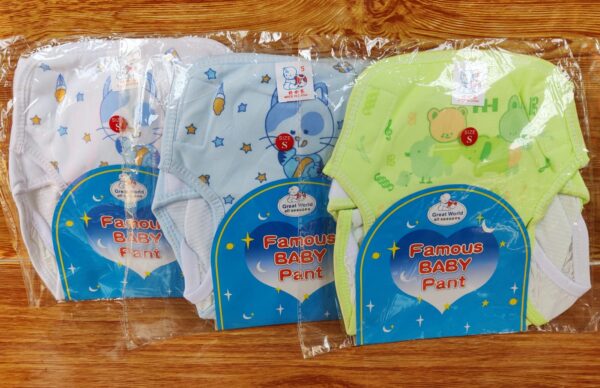 Washable & Adjustable Cloth Diaper Pant (4 Size fits 0-18 month) -1pcs (Any Print) (No pad) - Image 7