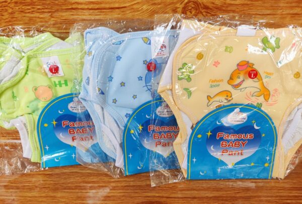 Washable & Adjustable Cloth Diaper Pant (4 Size fits 0-18 month) -1pcs (Any Print) (No pad) - Image 9