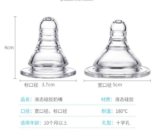 Wide-Neck Silicone Nipple CN-1pices - Image 10