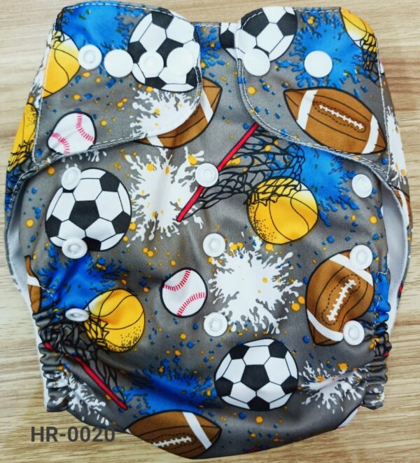 Baby Washable & Adjustable Diaper with 2pcs Napi/pad (fits 0-18 month) China -1pcs (Any Color) - Image 22