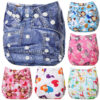 Baby Washable & Adjustable Diaper with 2pcs Napi/pad (fits 0-18 month) China -1pcs (Any Color) - Image 2