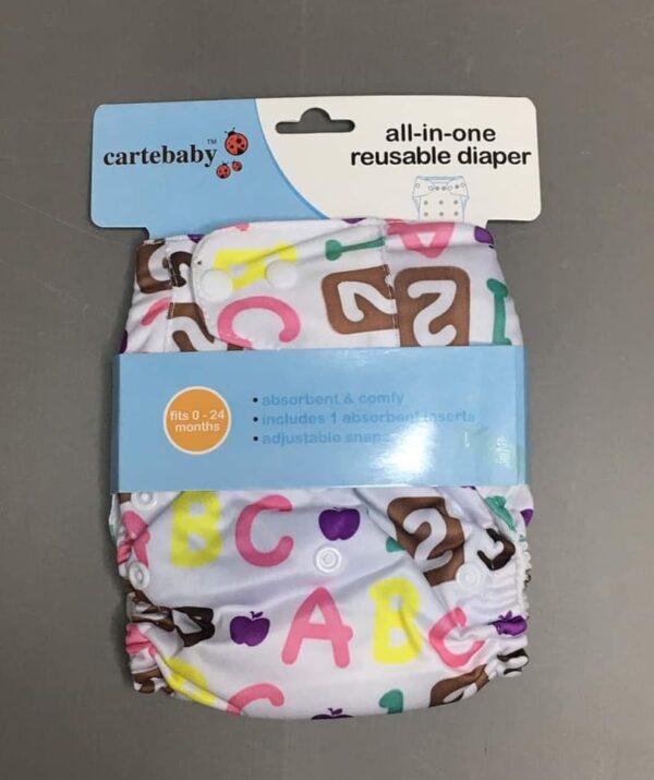 Baby Washable & Adjustable Diaper with 2pcs Napi/pad (fits 0-18 month) China -1pcs (Any Color) - Image 18