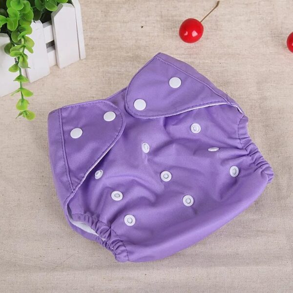 Baby washable & Adjustable diaper with 1pcs Napi/pad (fits 0-18 month) China -1pcs (Any Color) - Image 11