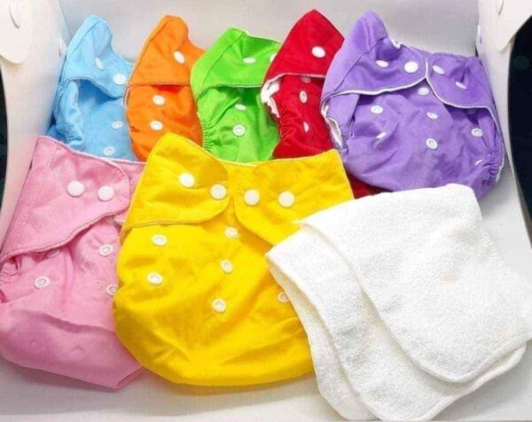 Baby washable & Adjustable diaper with 1pcs Napi/pad (fits 0-18 month) China -1pcs (Any Color) - Image 14