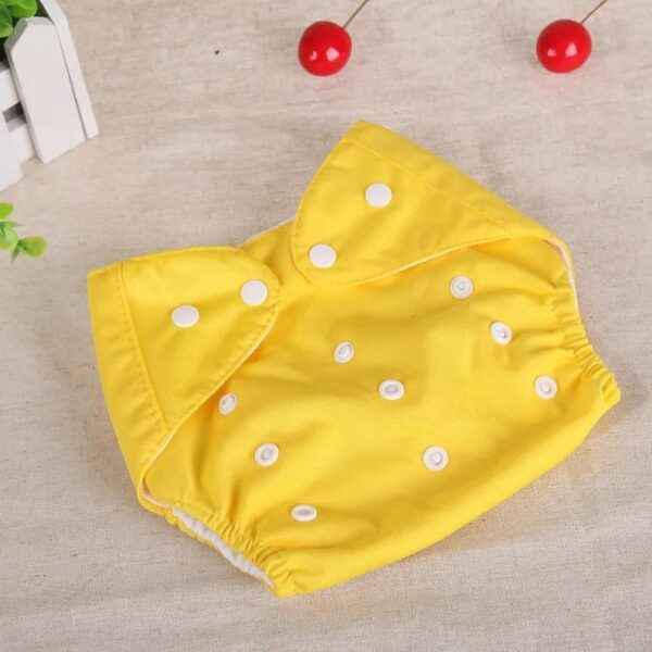 Baby washable & Adjustable diaper with 1pcs Napi/pad (fits 0-18 month) China -1pcs (Any Color) - Image 10